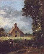 John Constable A cottage in a cornfield USA oil painting artist